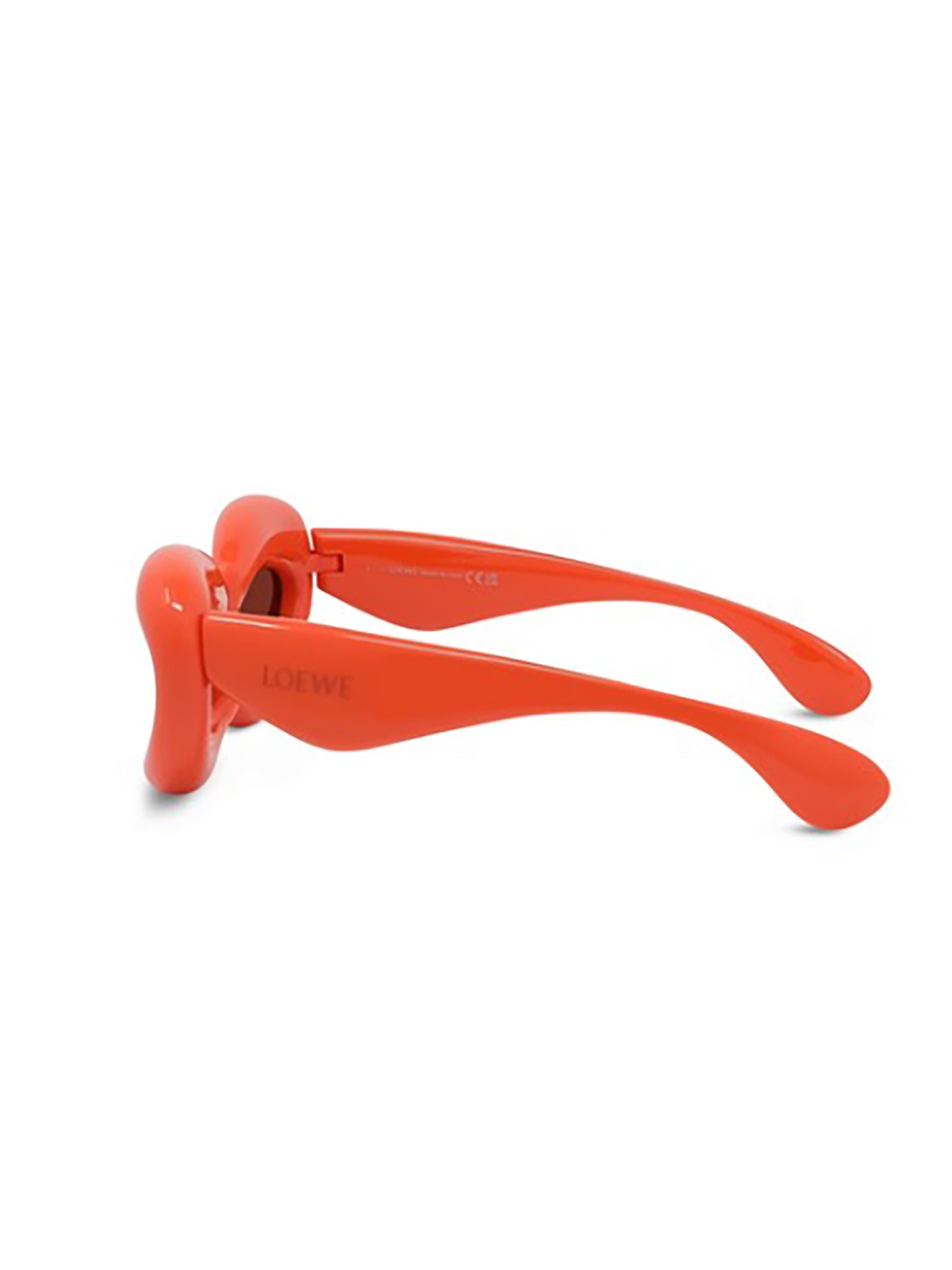 Loewe Woman Sunglass Fashion Show Inflate Lw40097i In Orange