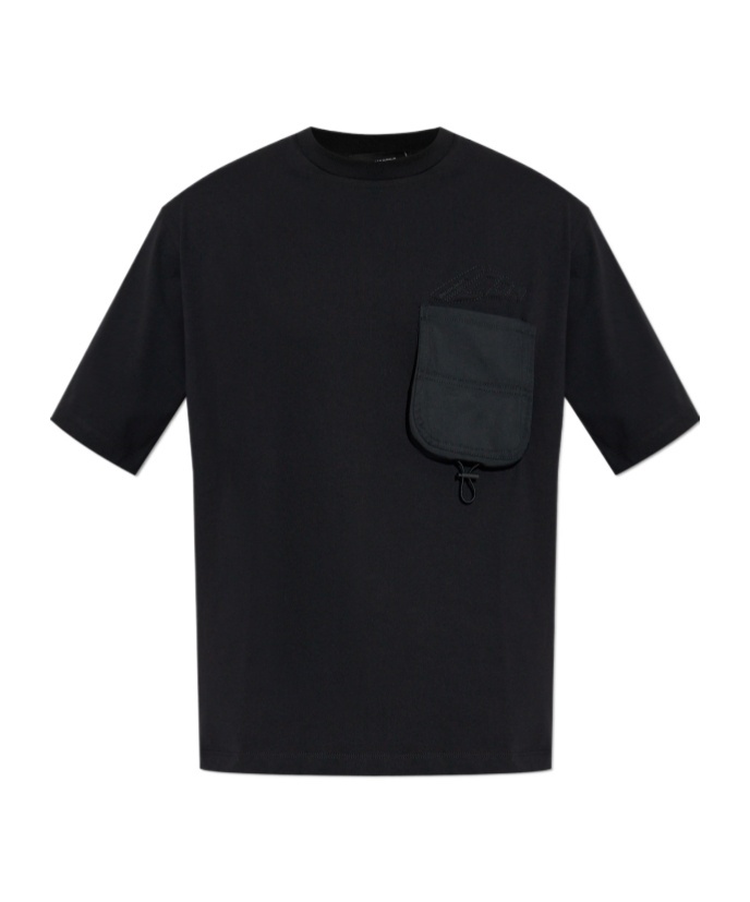 Dsquared2 Embroidered Pocket T-shirt In Black