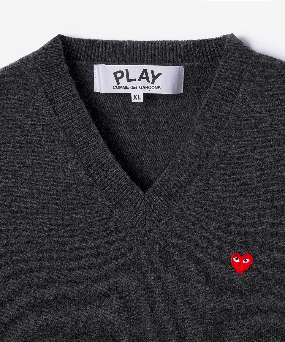 Comme Des Garçons Long-sleeved Sweater In Black
