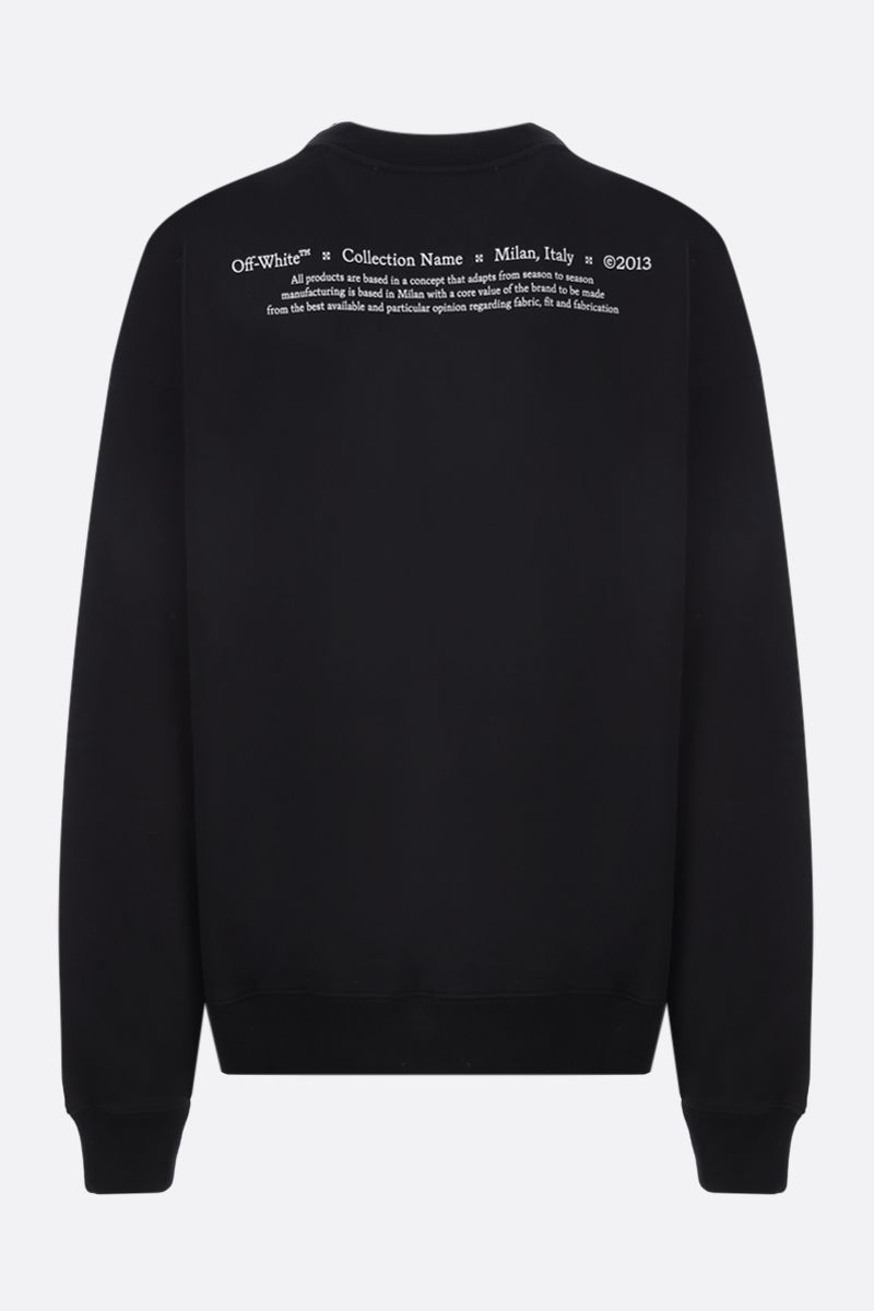 Off-white Caravaggio-print Sweatshirt In Black