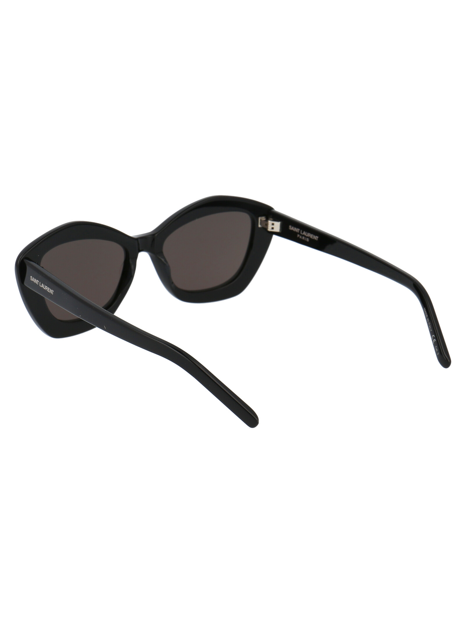 Saint Laurent Sl68 Cat-eye Frame Sunglasses In Black
