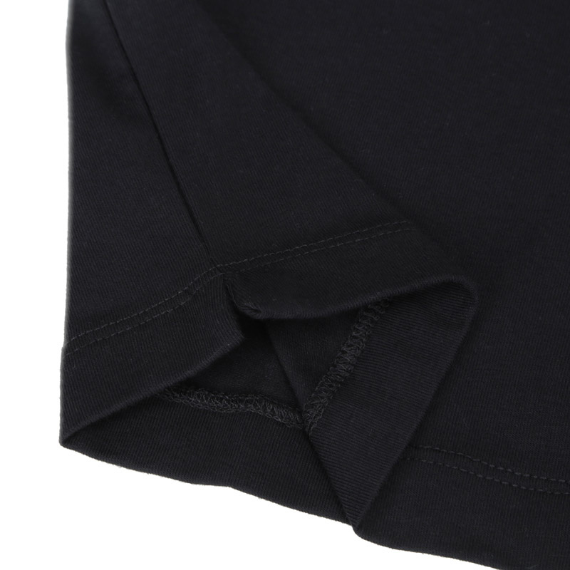 Emporio Armani Long-sleeved Polo Shirt In Black