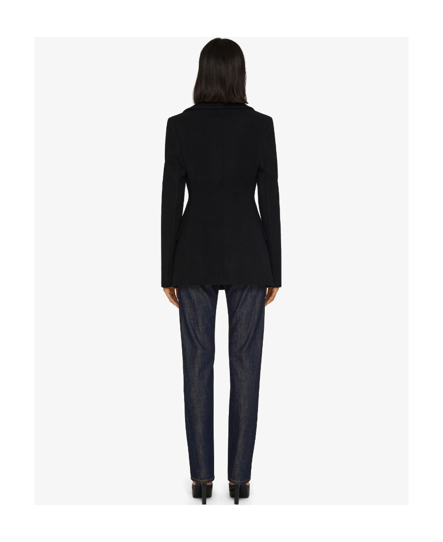 Givenchy Logo Denim Trousers In Black