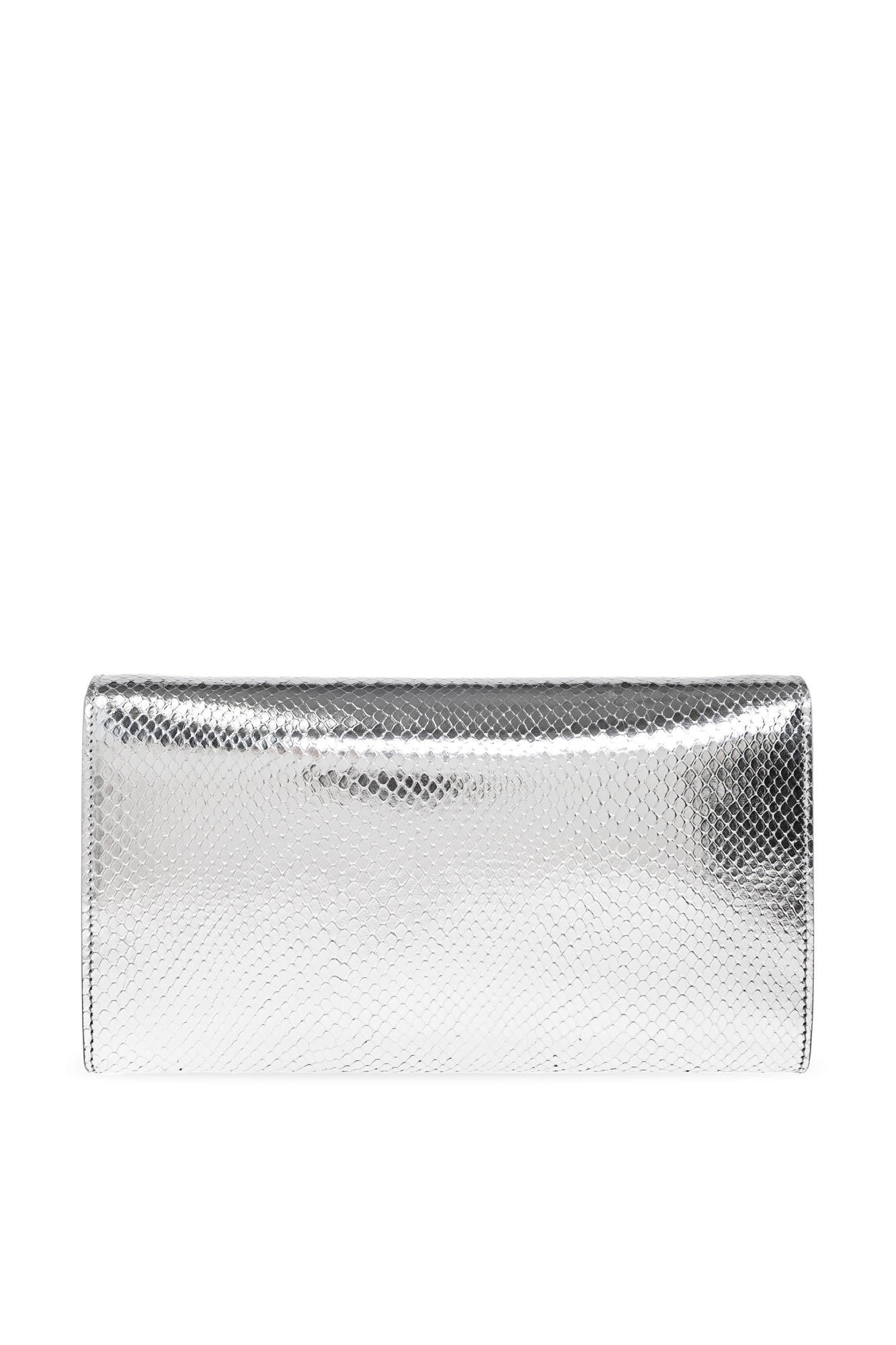 Dsquared2 Clasp Clutch Bag In White