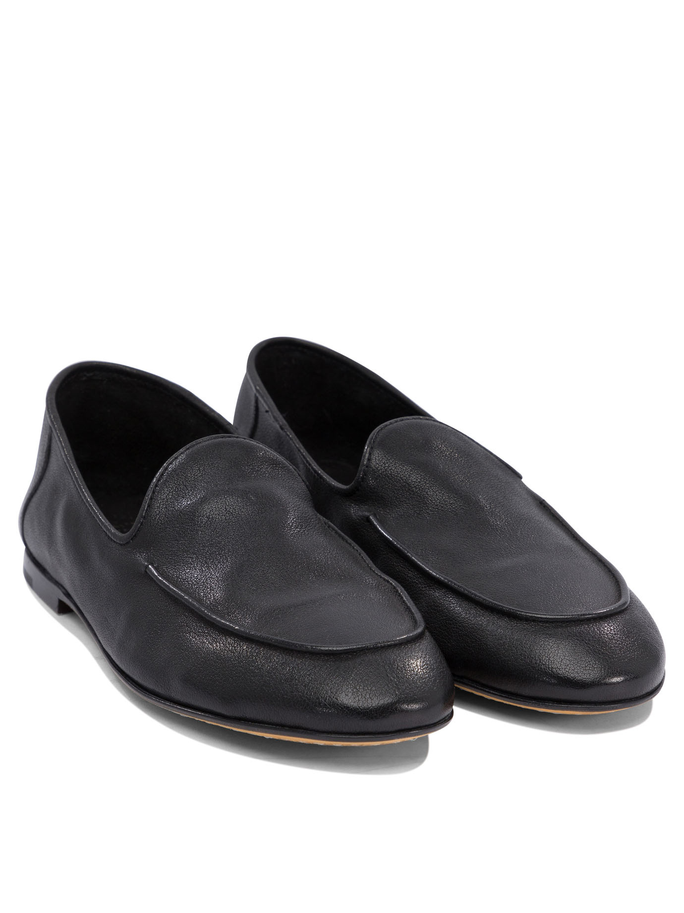 Officine Creative Women's Leather Slippers Sandal In Black