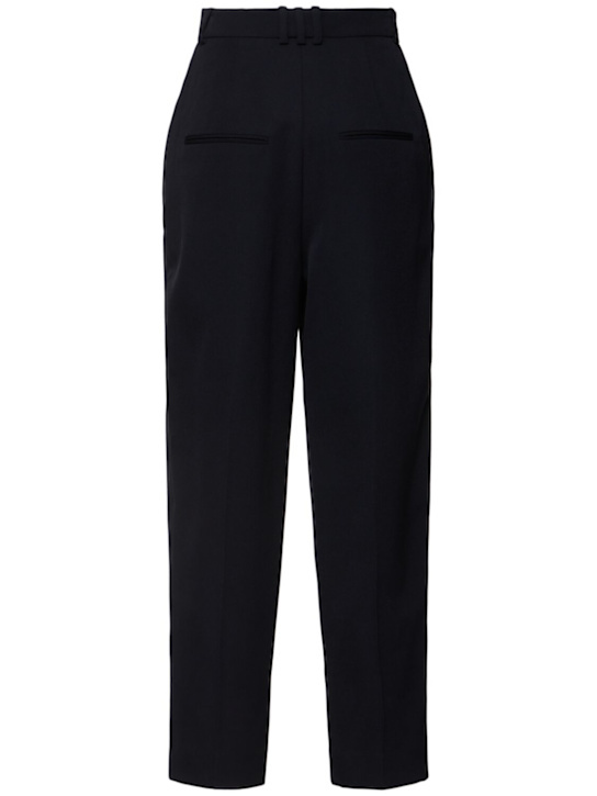 BALMAIN BELT-LOOP CASUAL PANTS 