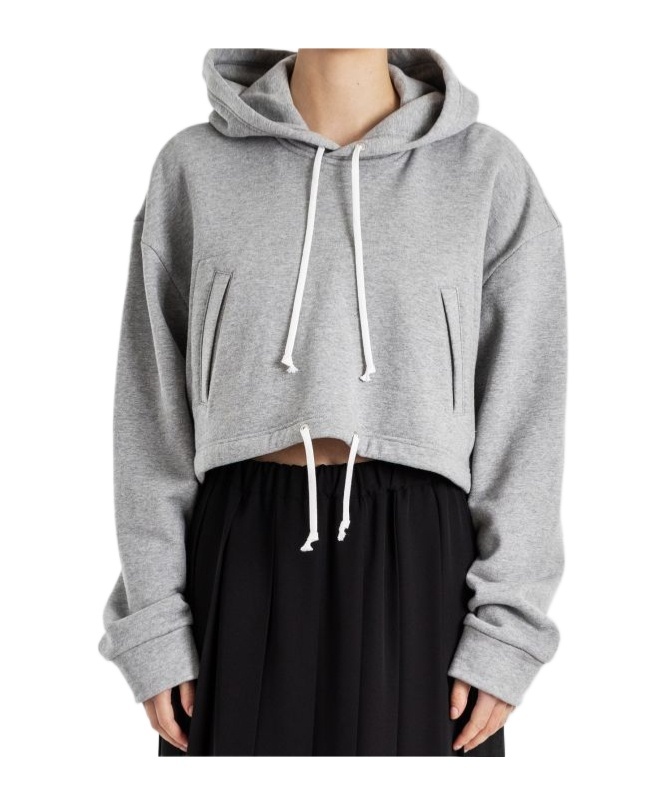Comme Des Garçons Hooded Short Sweatshirt