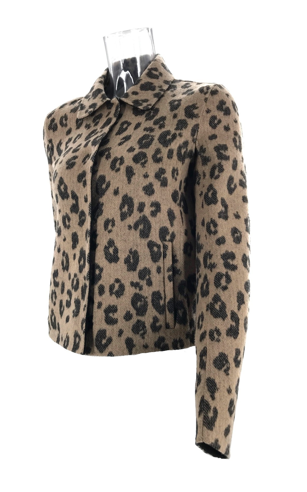 Max Mara Long-sleeved Lapel Casual Jacket In Multicolor