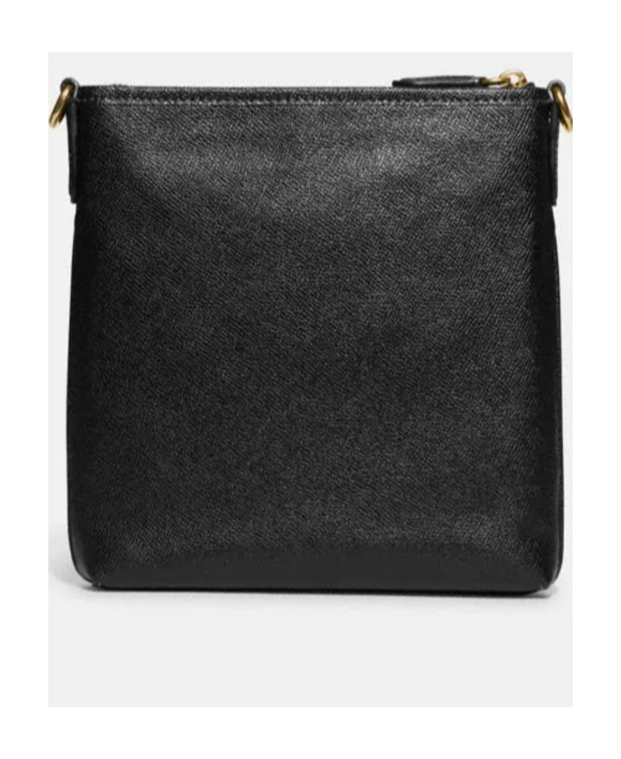 Coach Logo Zipped Bag In Black