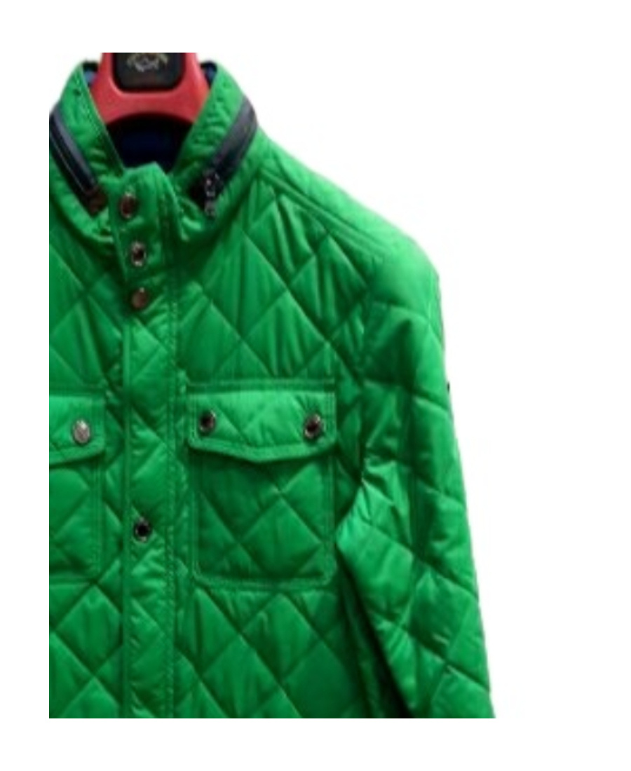 Paul & Shark High-necked Quilted Casual Jacket In Green