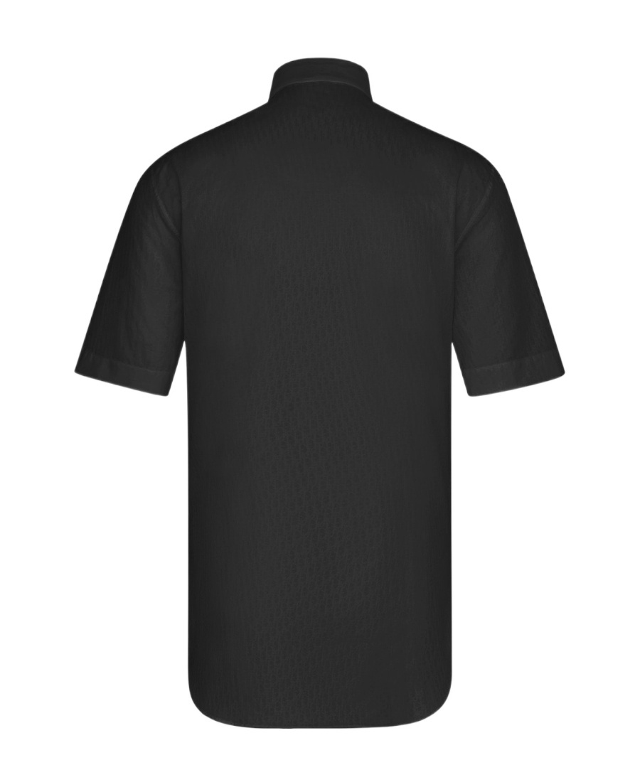 Dior Logo Short-sleeved Shirt In Black