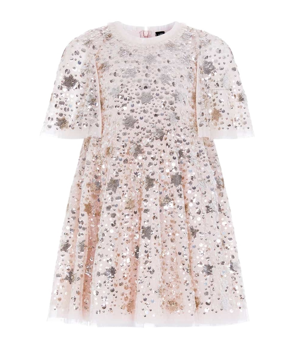 Needle & Thread Meteor Dress In White