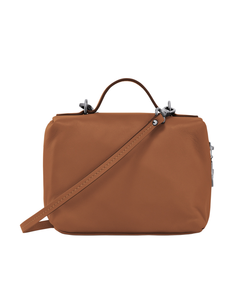 Longchamp Le Pliage Xtra Xs Satchel Bag In Brown