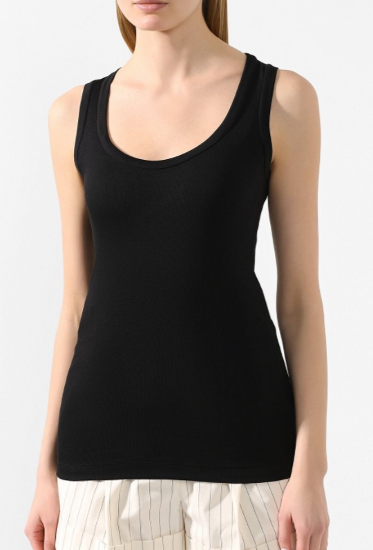 Brunello Cucinelli Black Round-necked Vest In Black