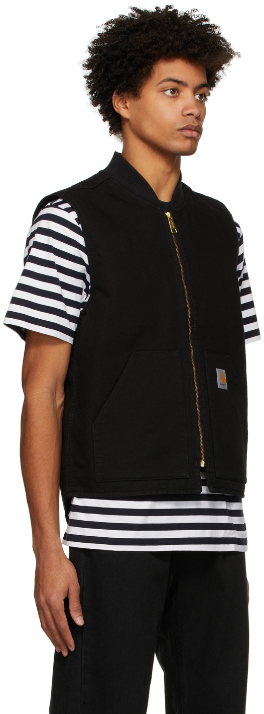 Carhartt Lachlan Sleeveless Jacket In Black