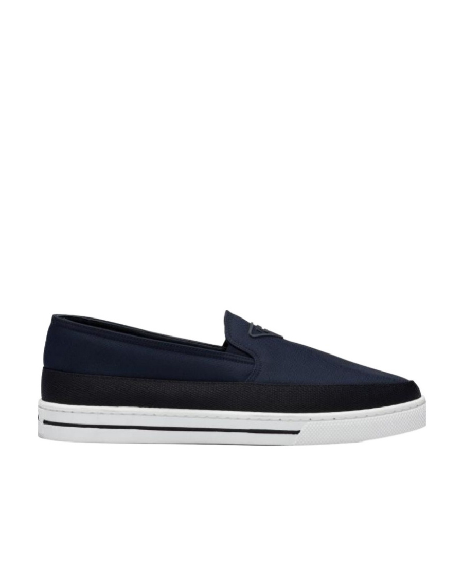 Prada Slip-on-sneaker Aus Re-nylon In Blue