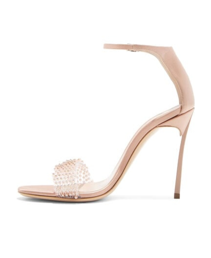 Casadei 100mm Blade Twenties Satin Sandals In Multi