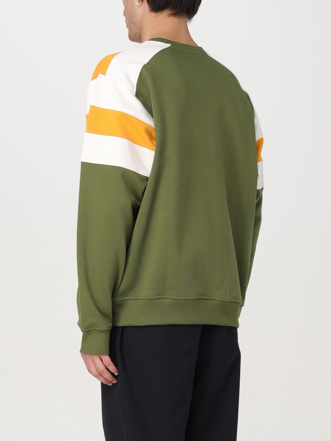 Drôle De Monsieur Sweater Drole De Monsieur Men Color Kaki In Green