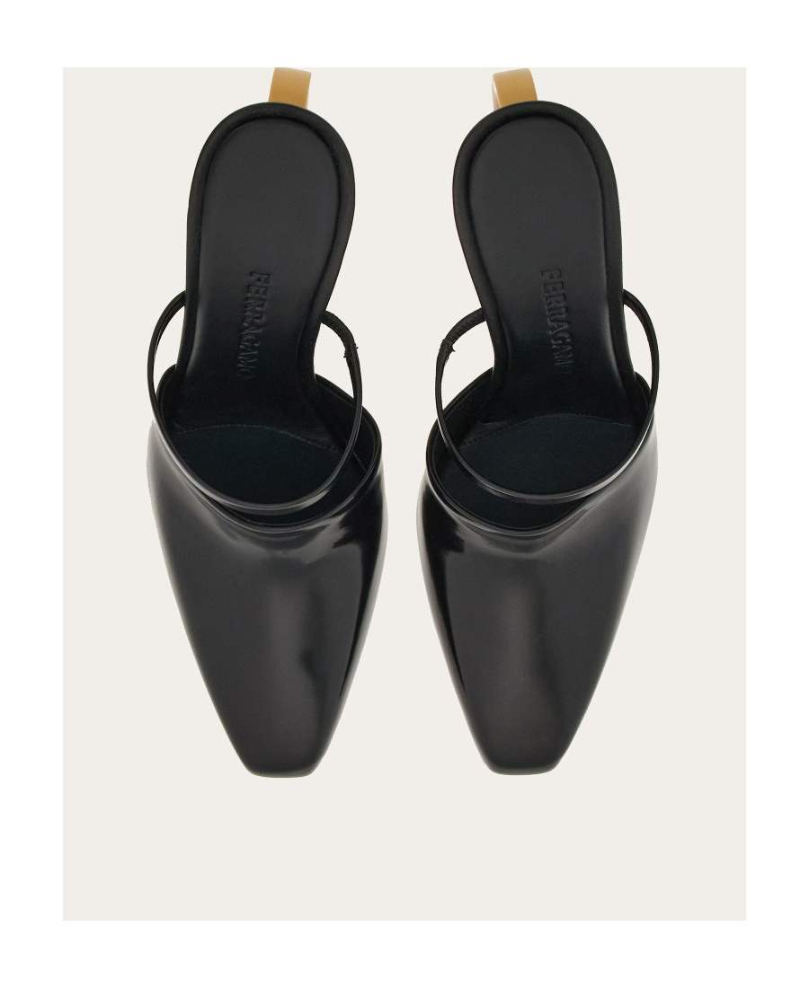 Ferragamo Elina Gancini Mule Heels