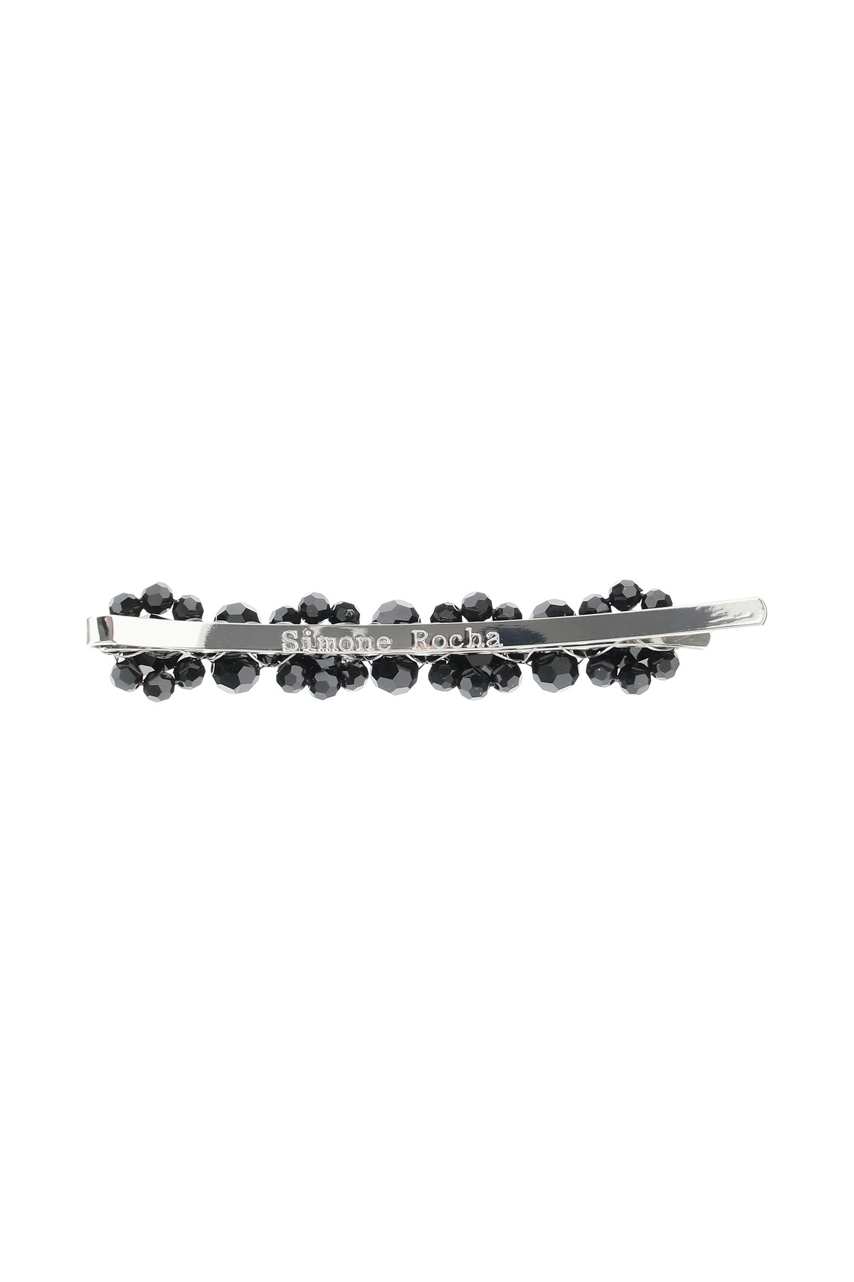 Simone Rocha Flower Hair Clip In Black