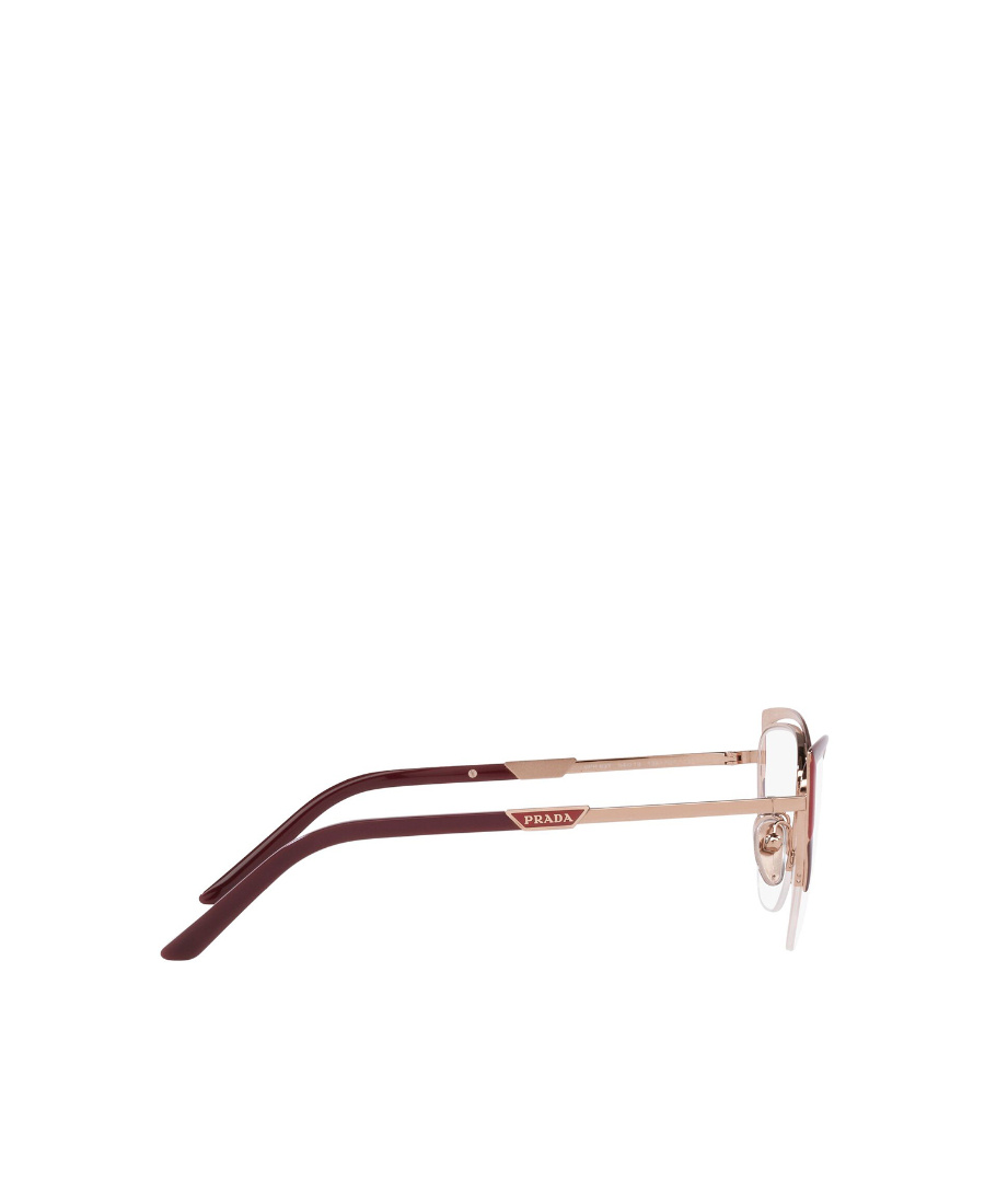 Prada Cat's Eye Logo Flat Mirror In White