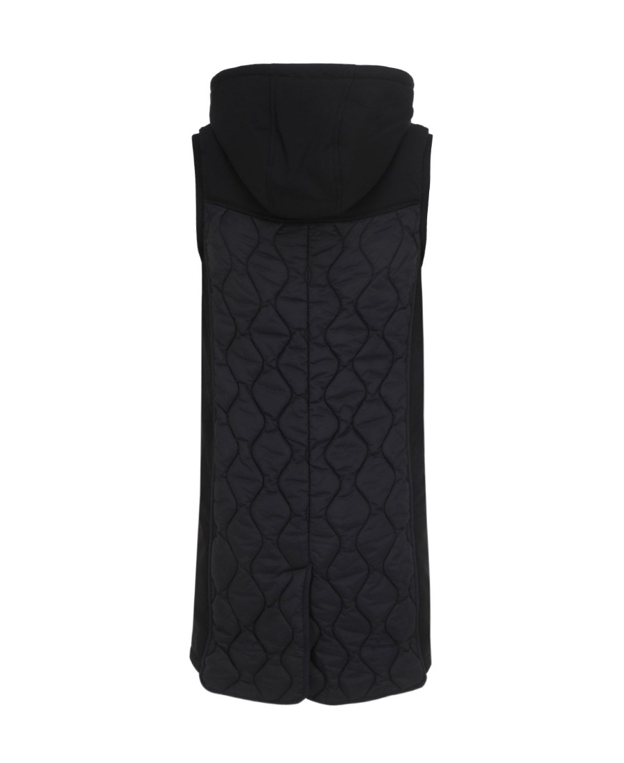 Moose Knuckles Black Sleeveless Vest In Black