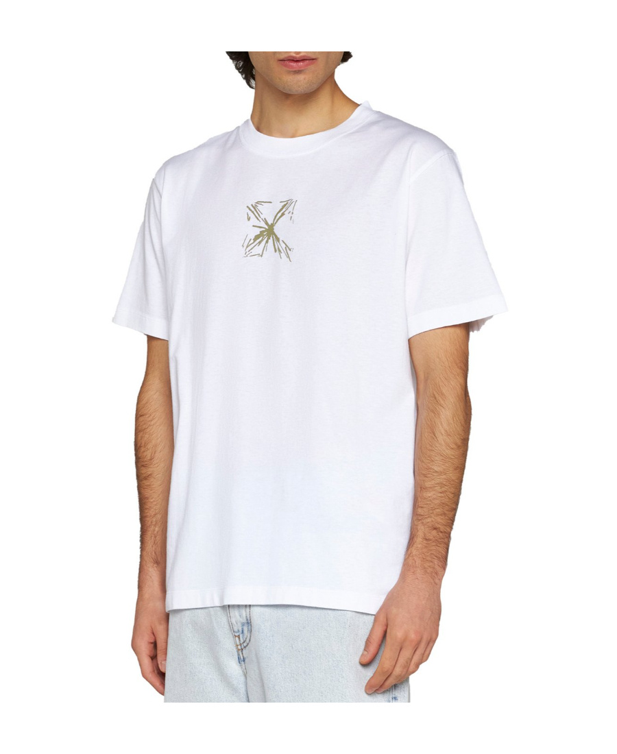OFF-WHITE ARROWS-PRINT COTTON T-SHIRT