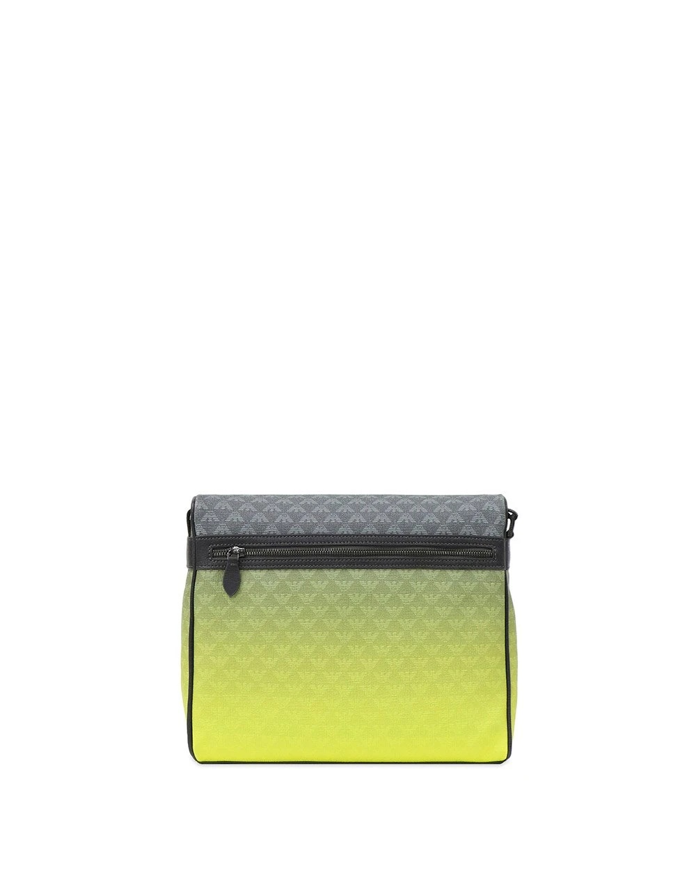 Emporio Armani Logo Gradient Shoulder Bag In Yellow