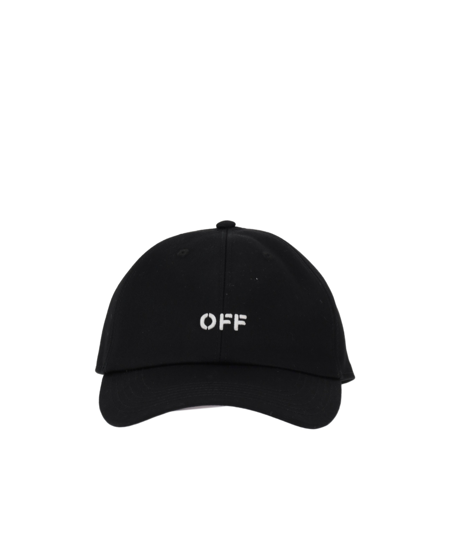Off-white Logo Hat In Black