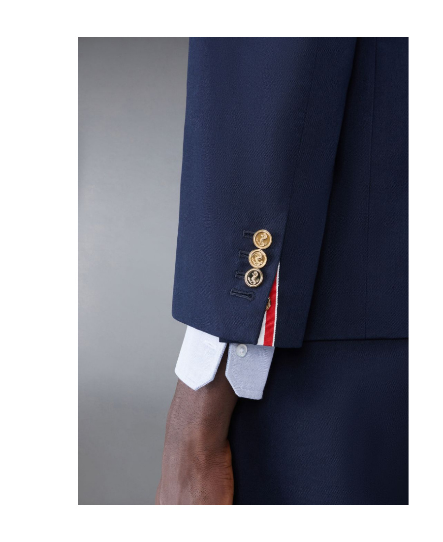 Thom Browne 4-bar Stripe Blazer In Black