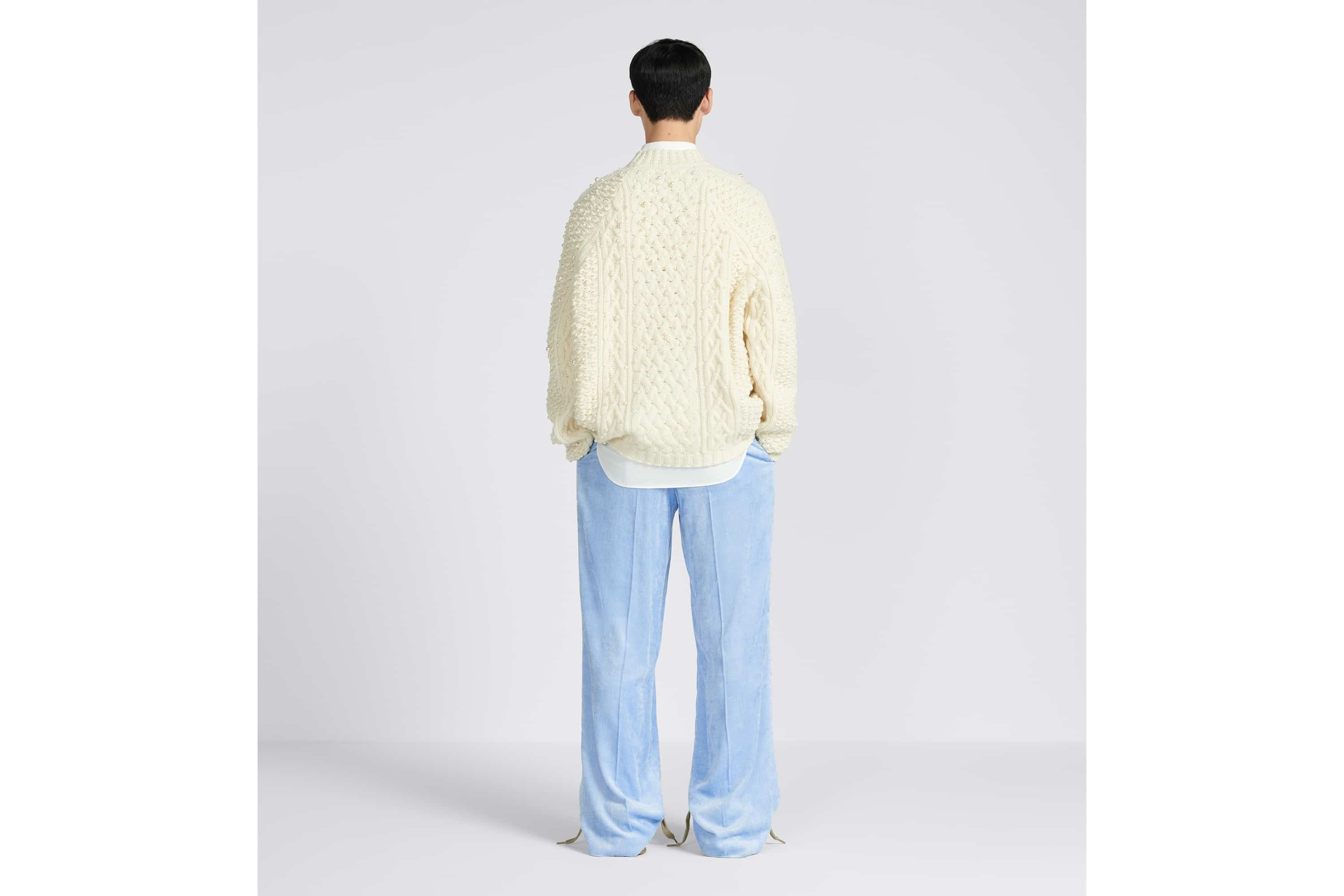 Dior Logo Casual Pants In Blue