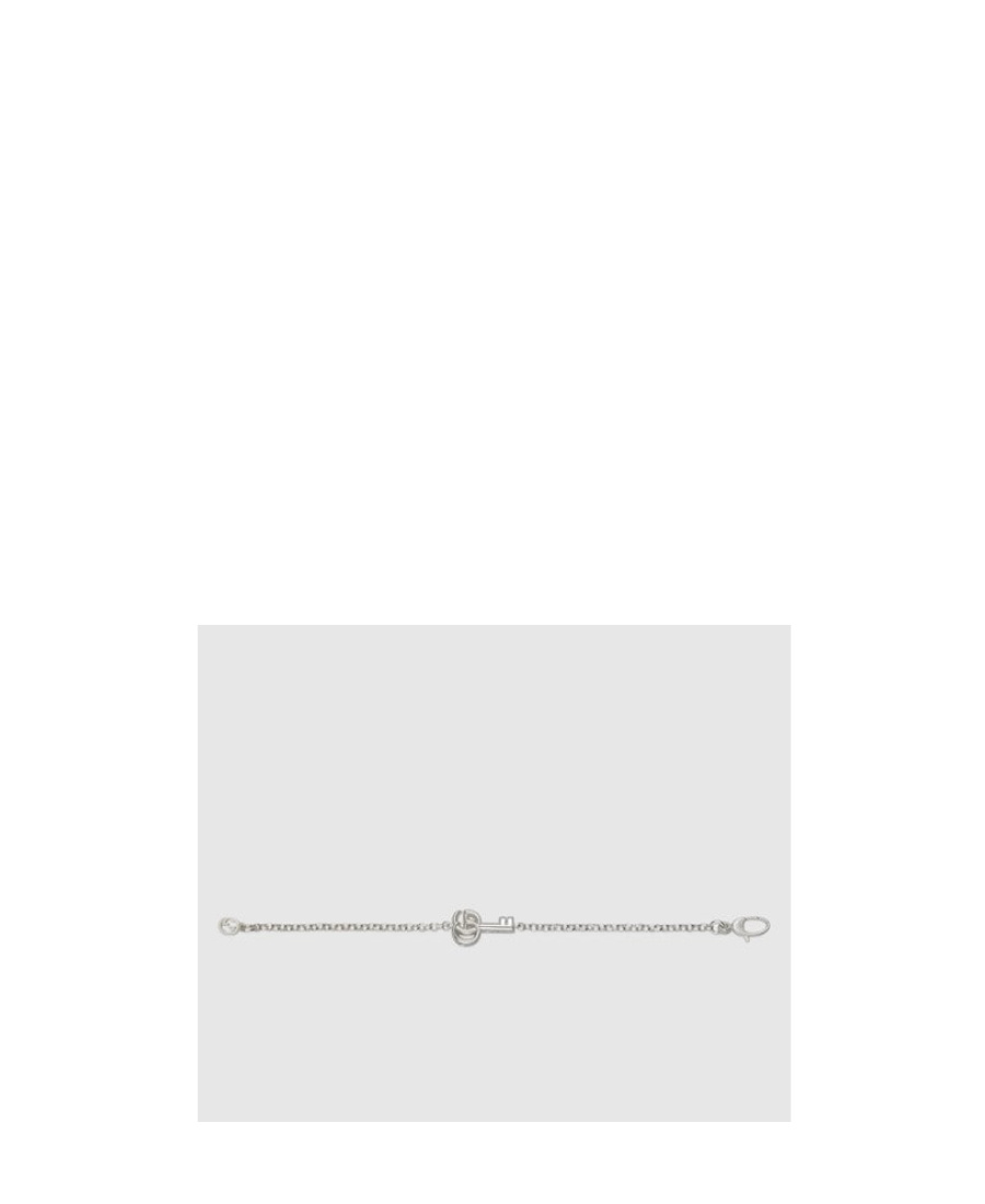 Gucci Gg Marmont Key Charm Bracelet In Metallic