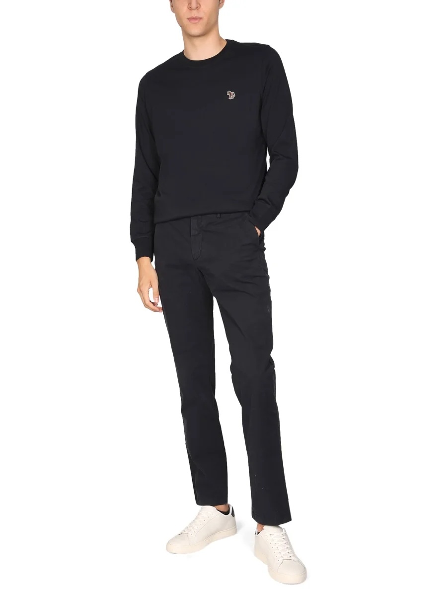 PAUL SMITH ZEBRA-PATCH LOGO SWEATSHIRT