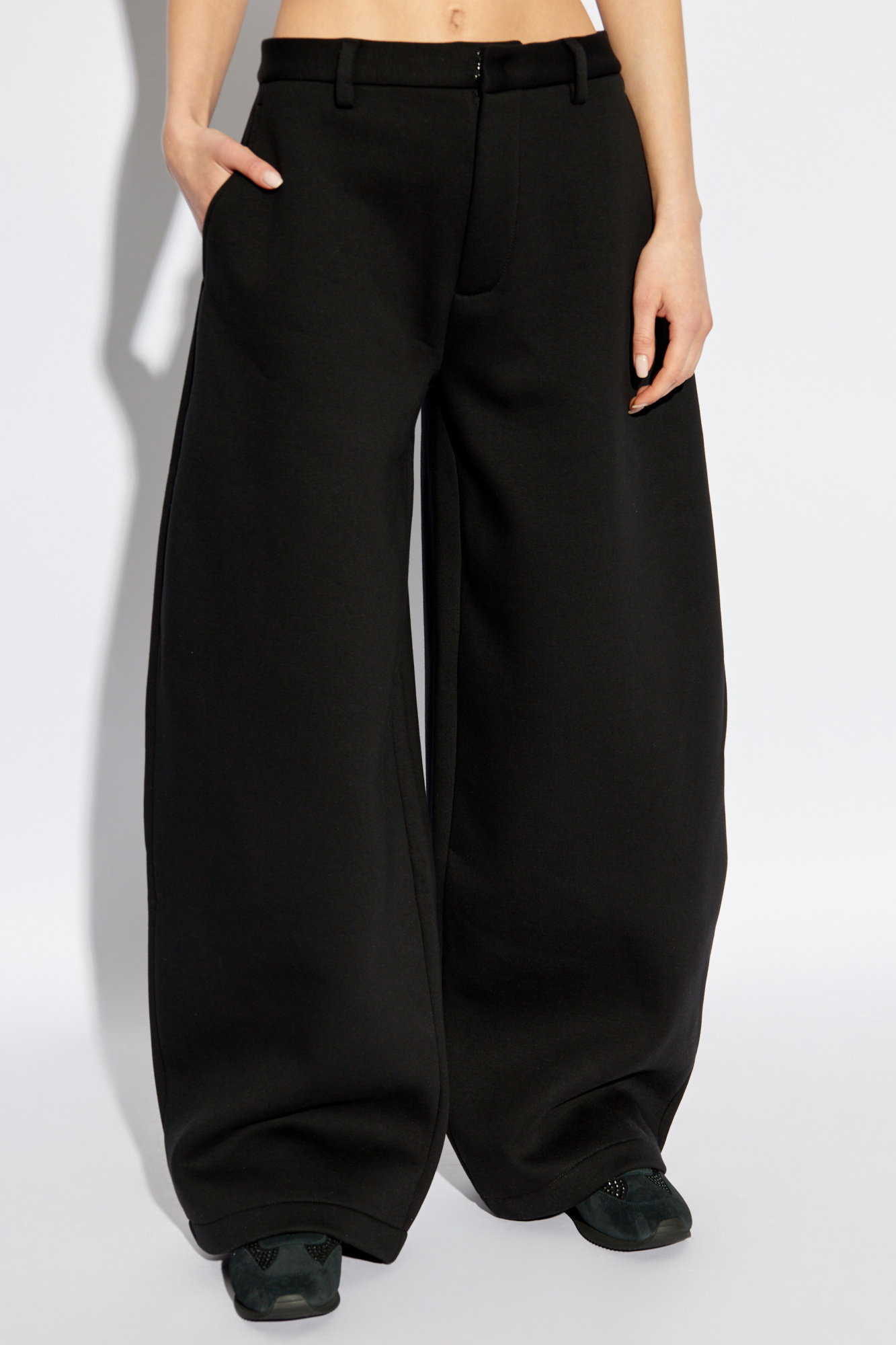 DSQUARED2 DSQUARED2 ICON LOGO WIDE LEG TROUSERS