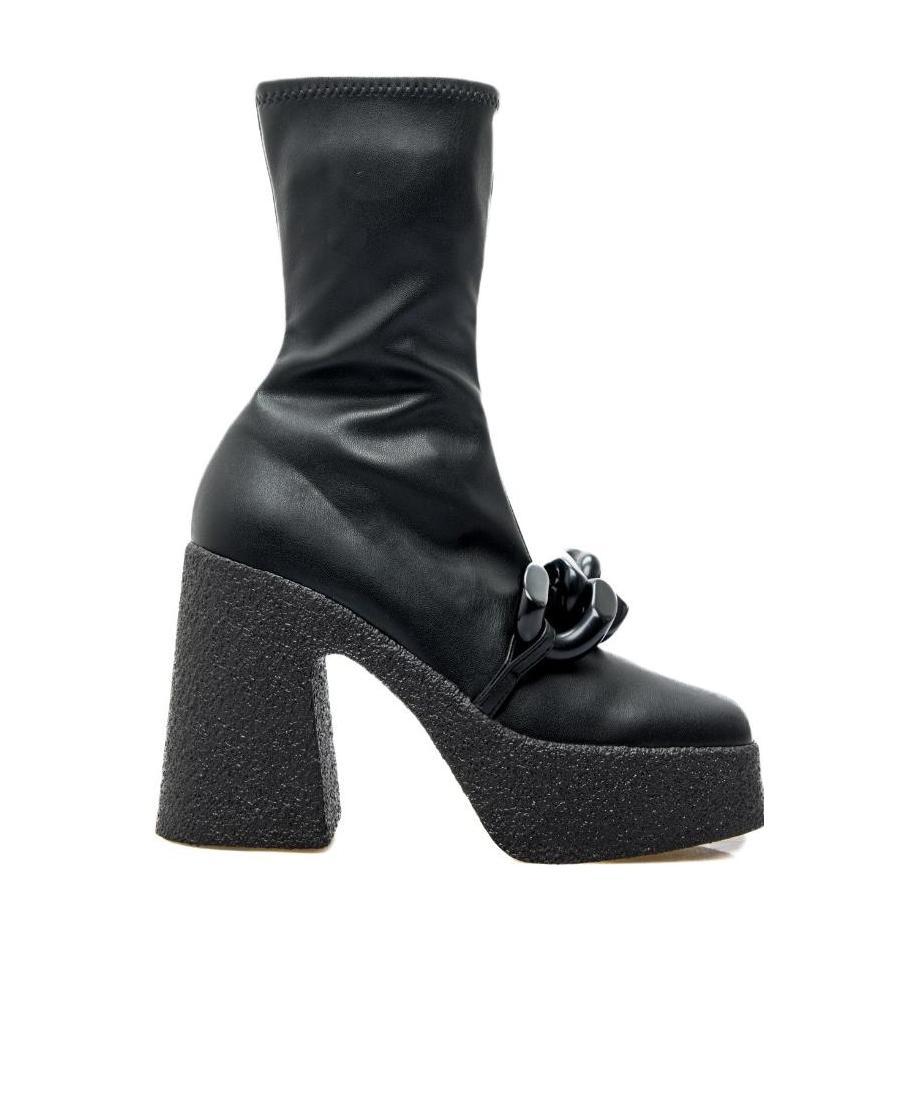 Stella Mccartney Skyla 110mm Platform Boots In Black