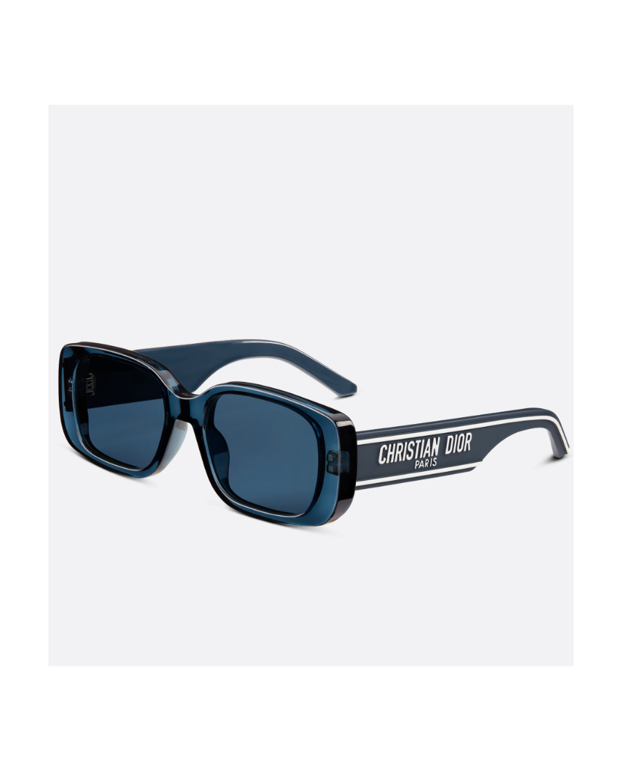 Dior Wil S2u 53mm Rectangular Sunglasses In Blue