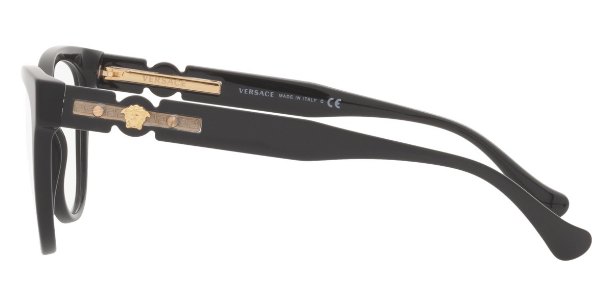 Versace Logo Flat Mirror In Black