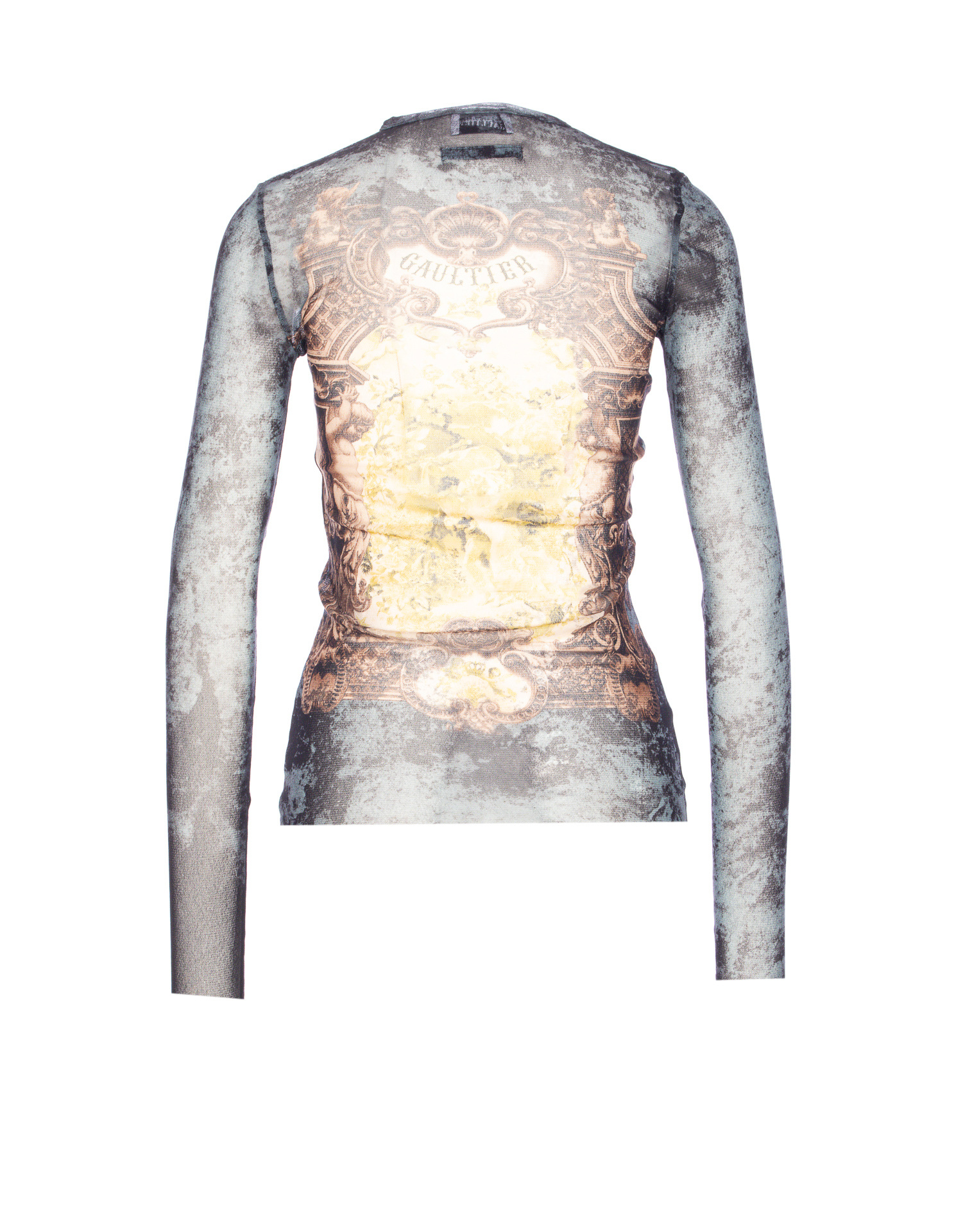 Jean Paul Gaultier Printed T-shirt In Gray