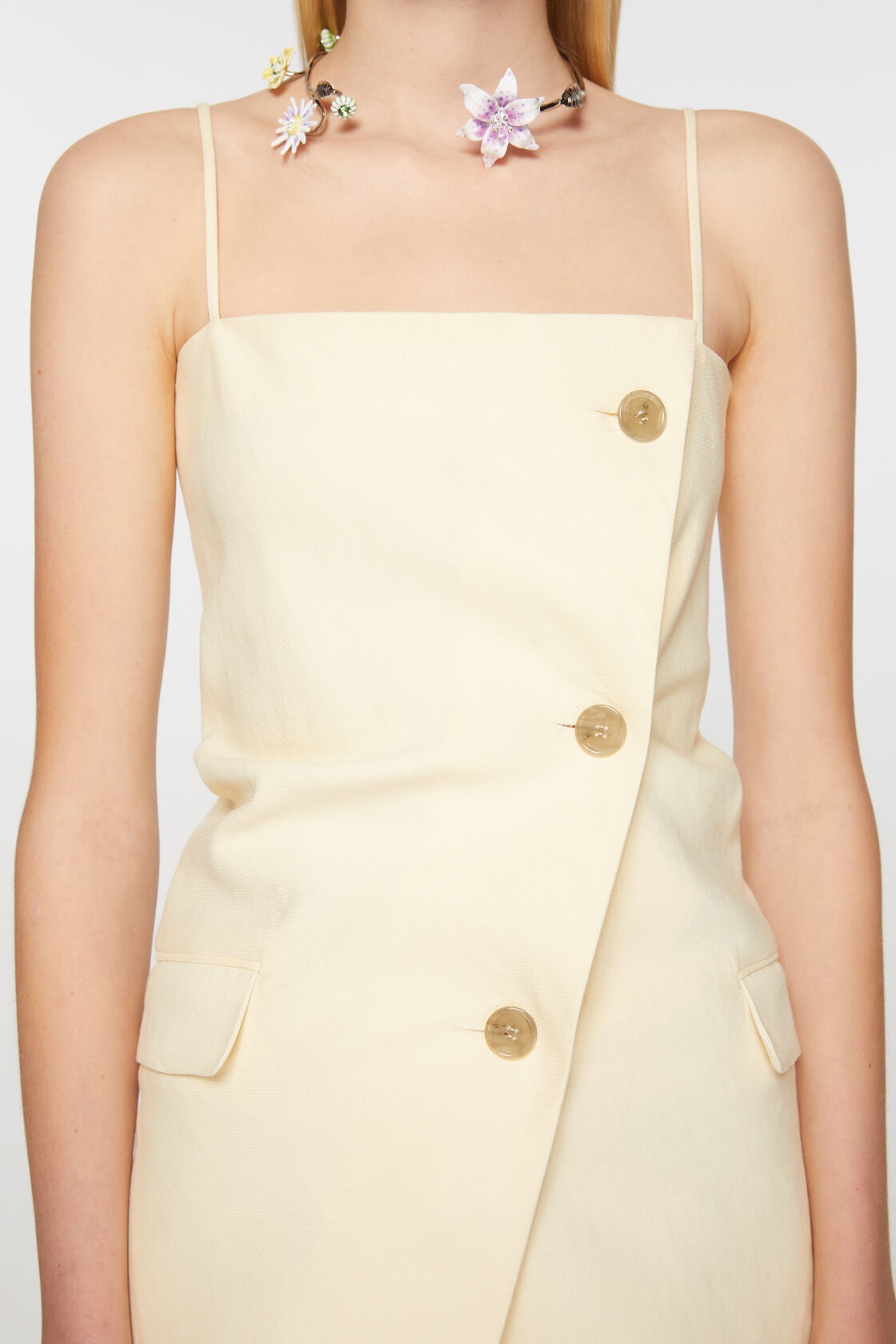 Acne Studios Blazer-style Top In Neutral