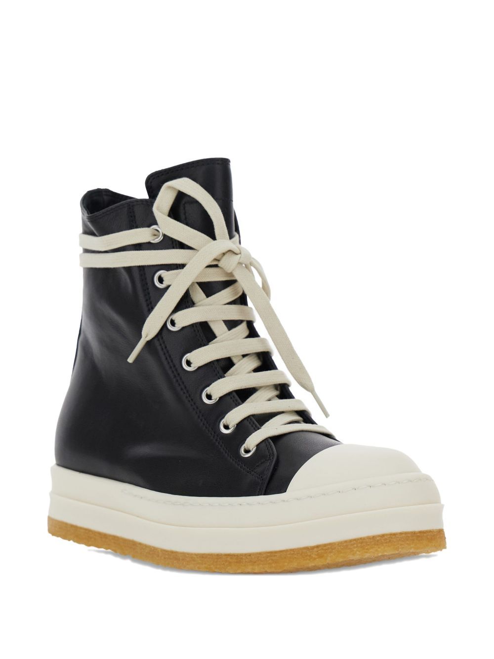 Rick Owens Lace-up Zip-fastening Sneakers In Multi