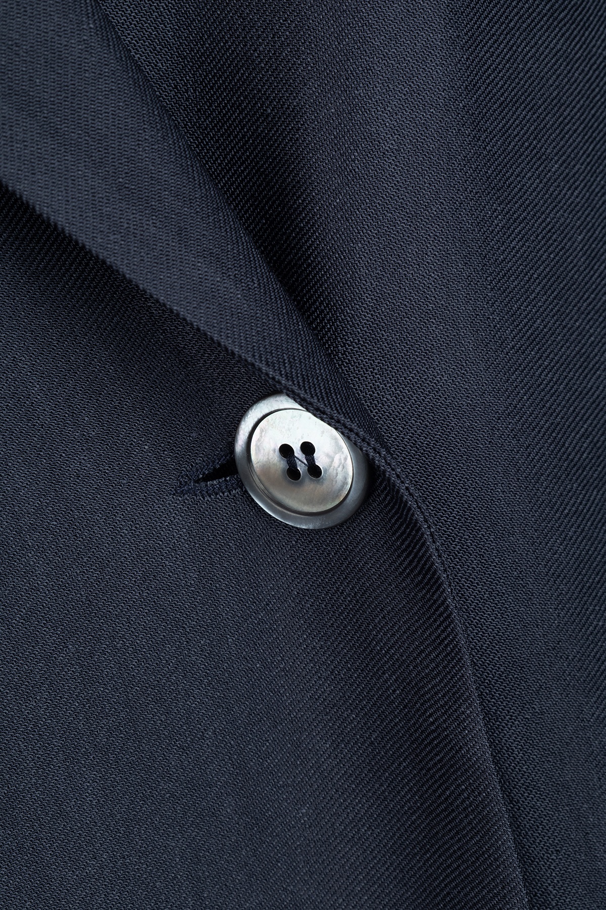 Peserico Double-breasted Sleeveless Coat In Blue