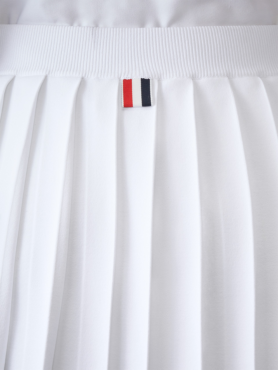 Shop Thom Browne 4-bar Pleated Hector Skirt