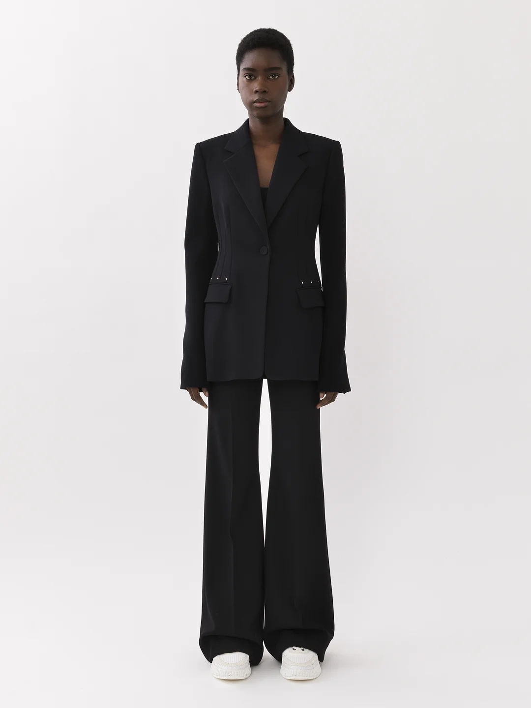 Chloé Wool Single-breasted Blazer In Black