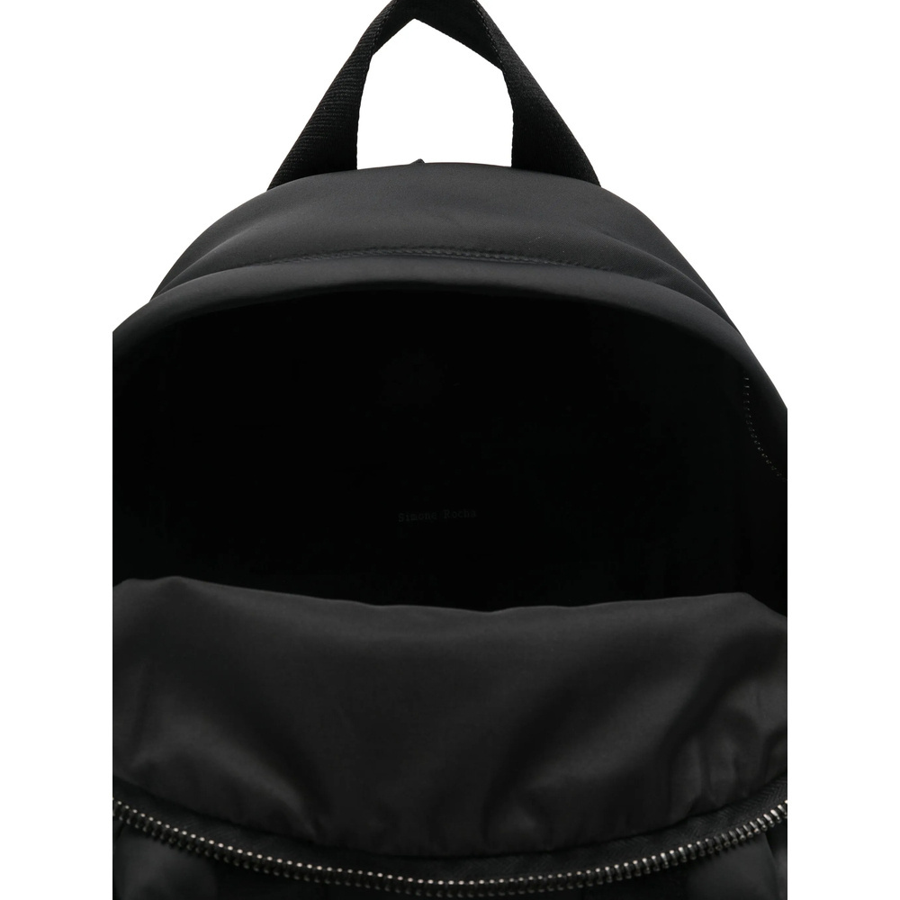 Simone Rocha Bow Backpack In Black