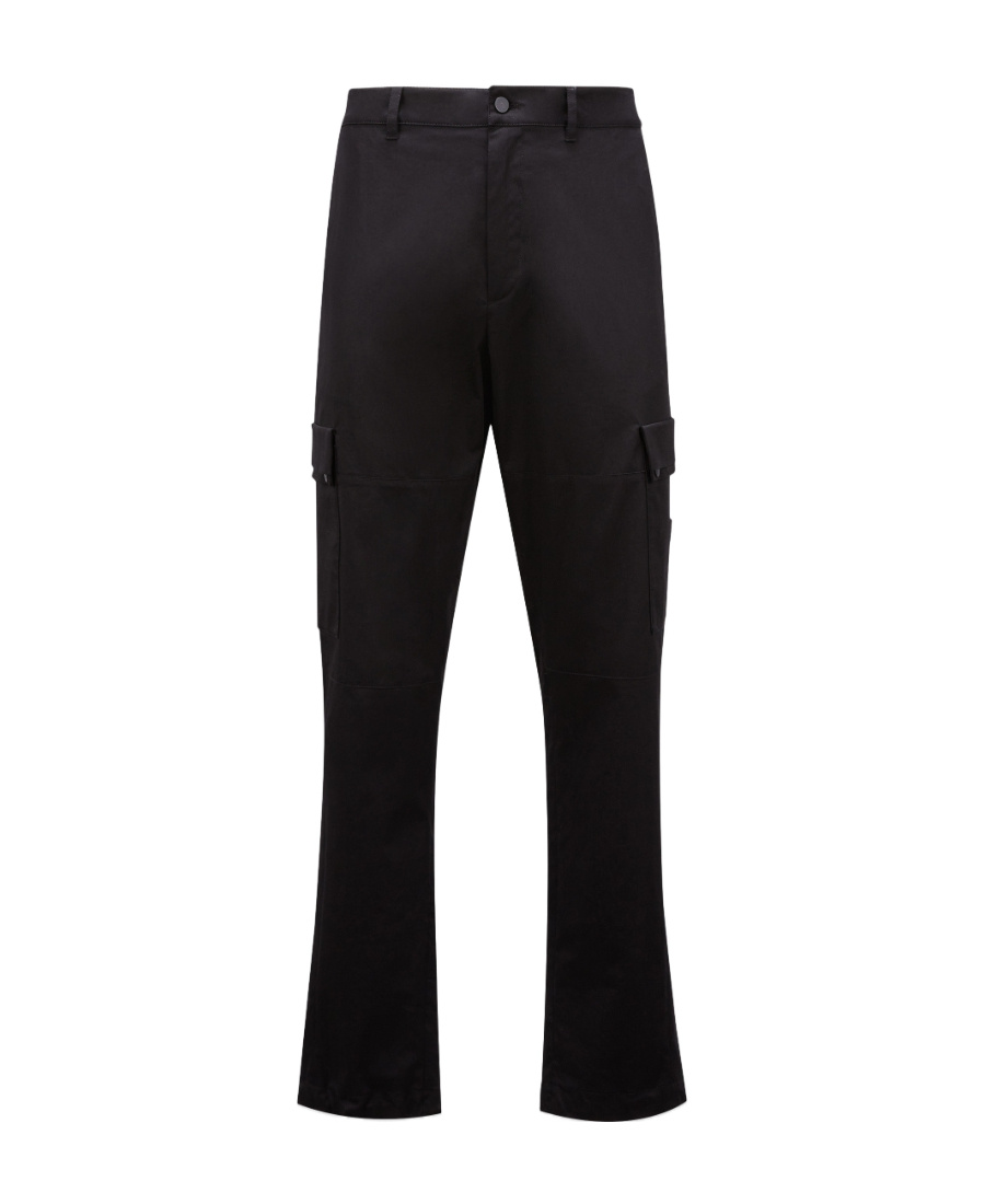 Moncler Straight-leg Cargo Trousers In Black