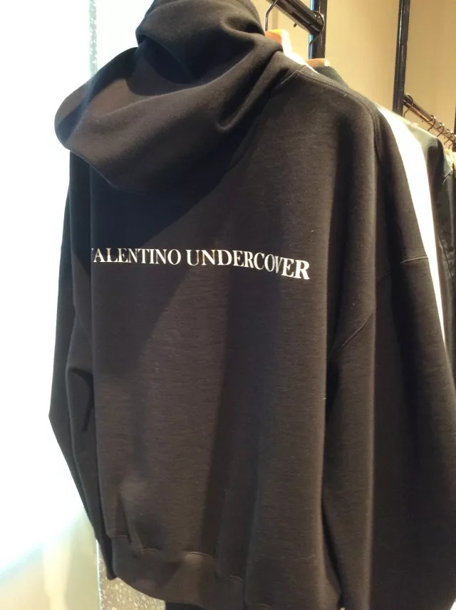 Valentino Character Printed Hooded Hooded Hoodie In Black