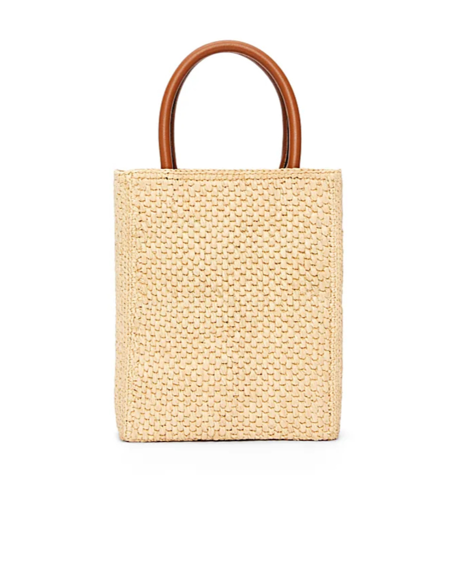 Loewe Logo Shoulder Bag In Nude