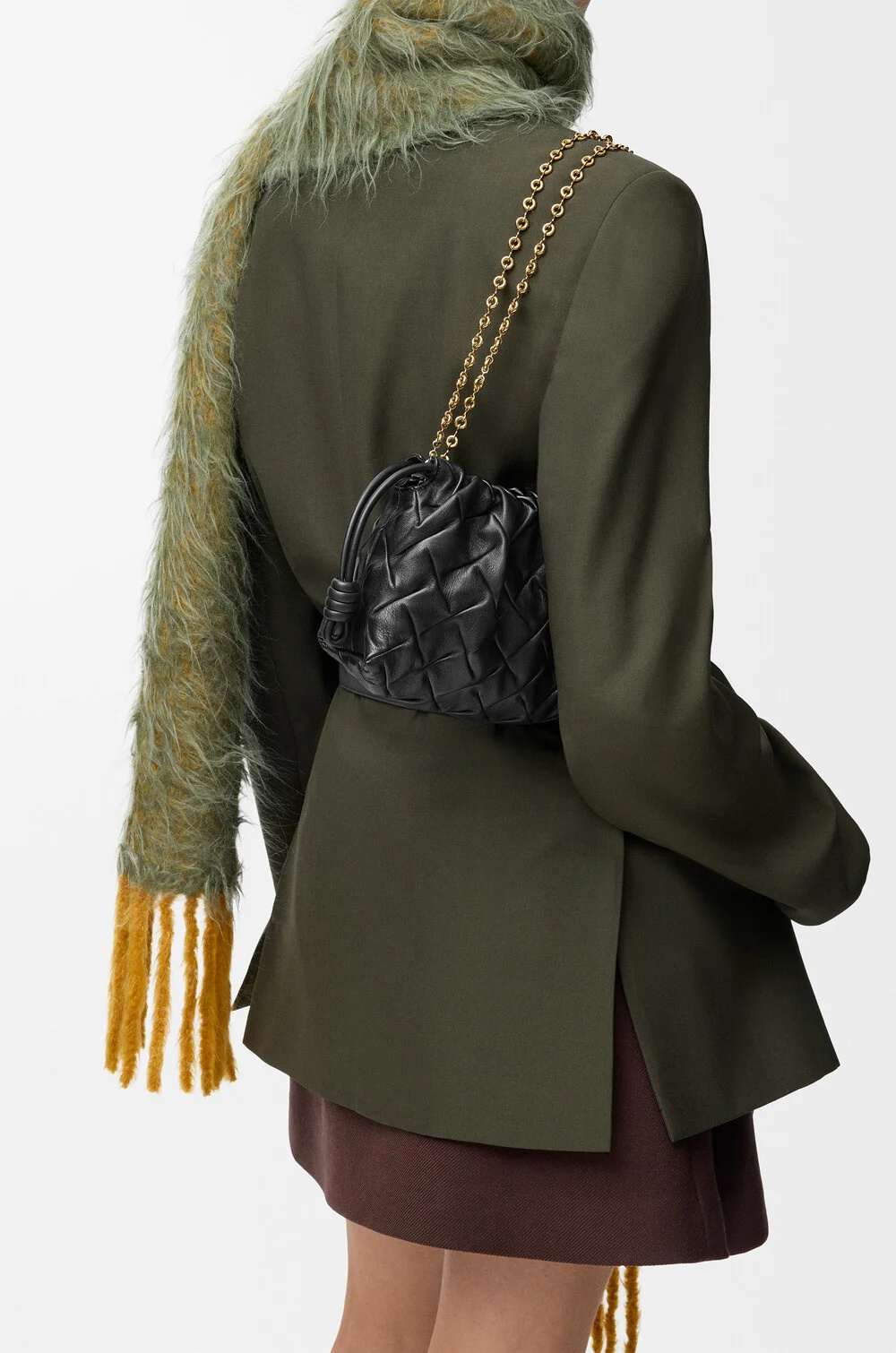 Loewe Mini Flamenco Shoulder Bag In Black