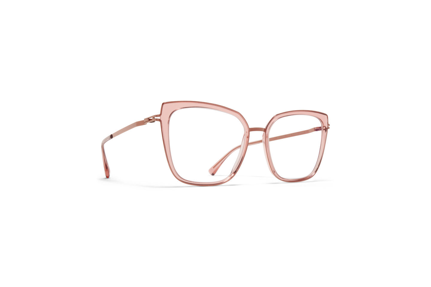 Mykita Geometrically Framed Flat Mirror In Pink