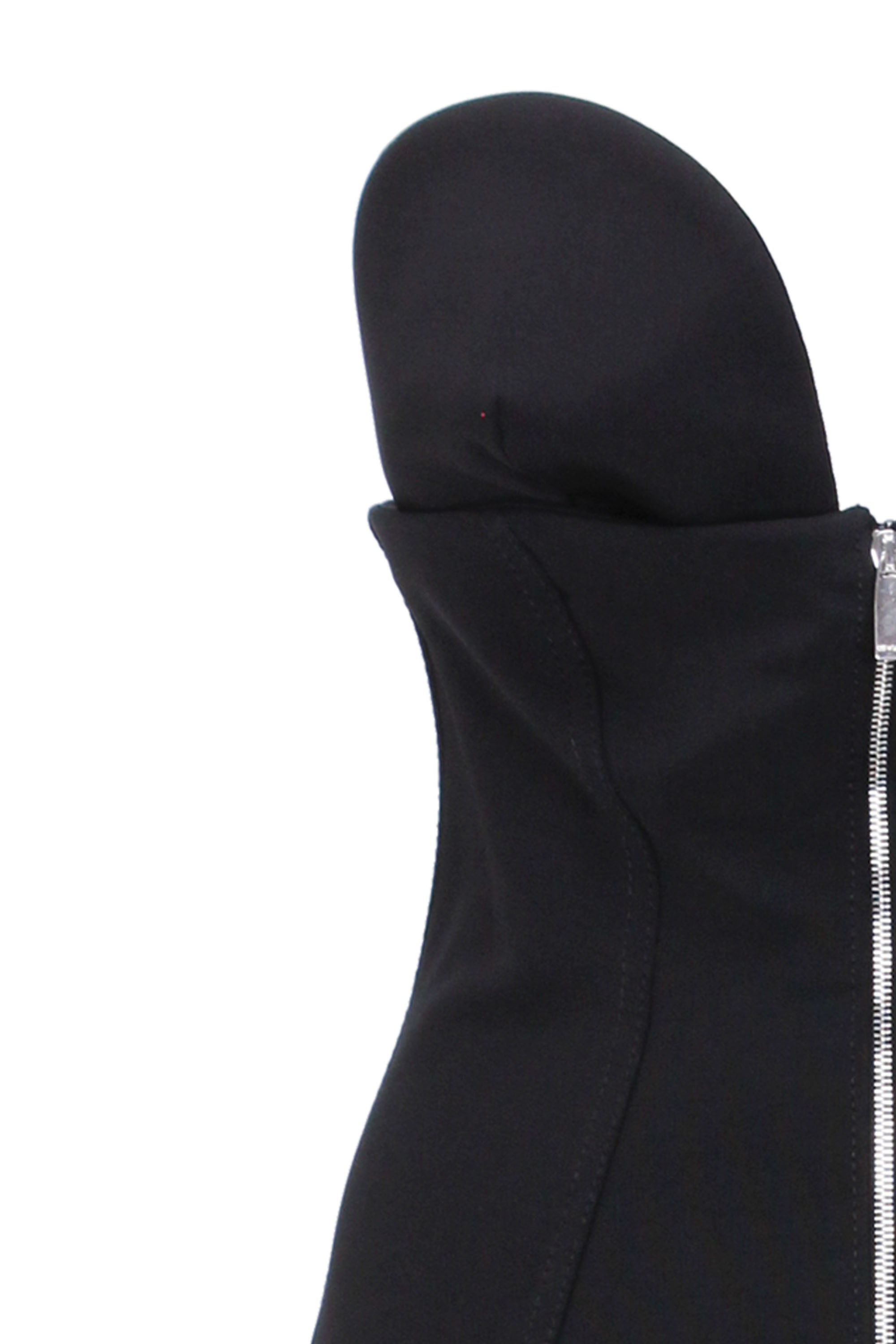 Off-white Ablohland Strapless Sweetheart Crepe Midi Dress In Black